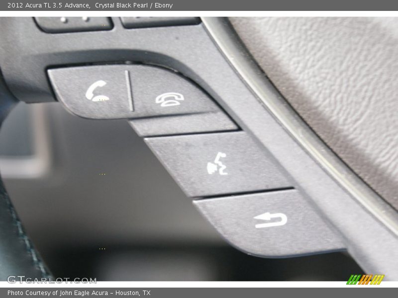 Crystal Black Pearl / Ebony 2012 Acura TL 3.5 Advance