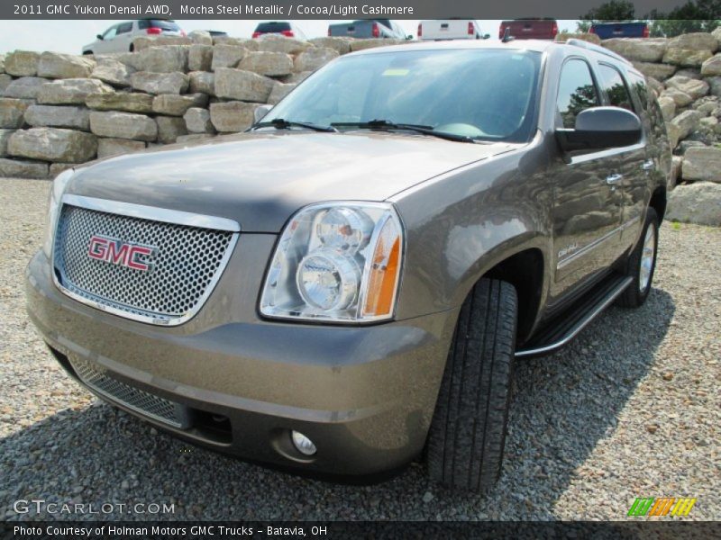 Mocha Steel Metallic / Cocoa/Light Cashmere 2011 GMC Yukon Denali AWD