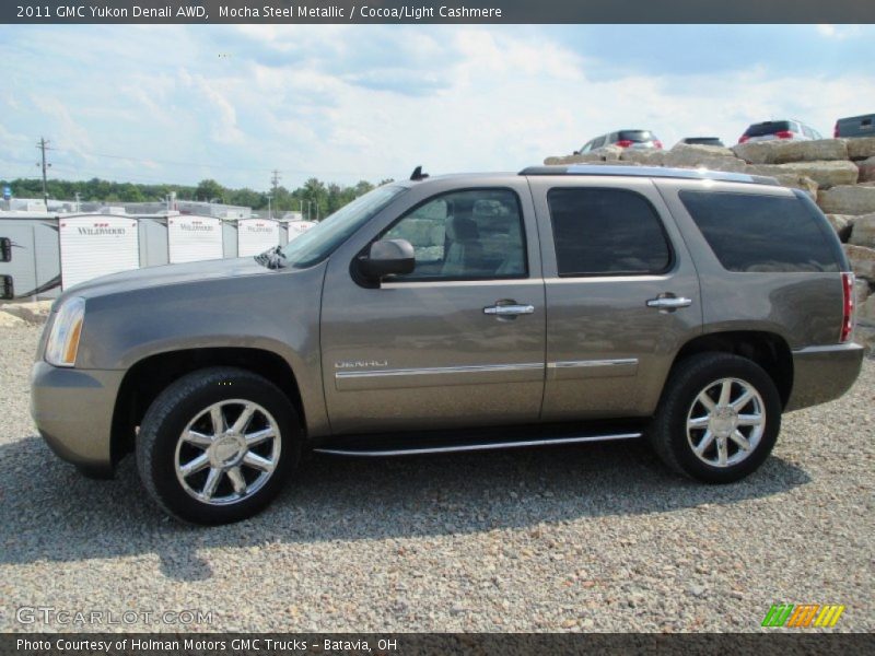 Mocha Steel Metallic / Cocoa/Light Cashmere 2011 GMC Yukon Denali AWD