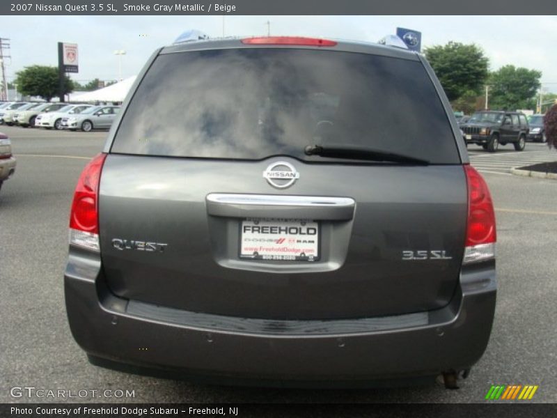 Smoke Gray Metallic / Beige 2007 Nissan Quest 3.5 SL