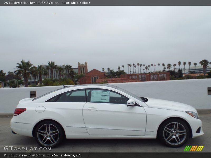 Polar White / Black 2014 Mercedes-Benz E 350 Coupe
