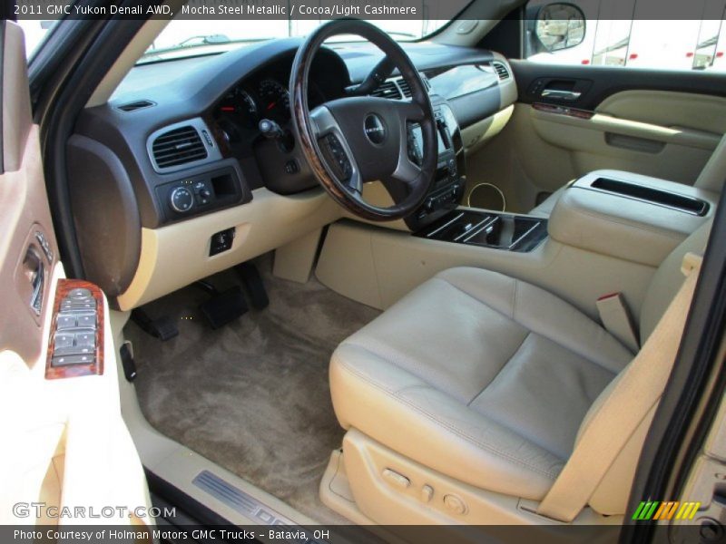 Mocha Steel Metallic / Cocoa/Light Cashmere 2011 GMC Yukon Denali AWD