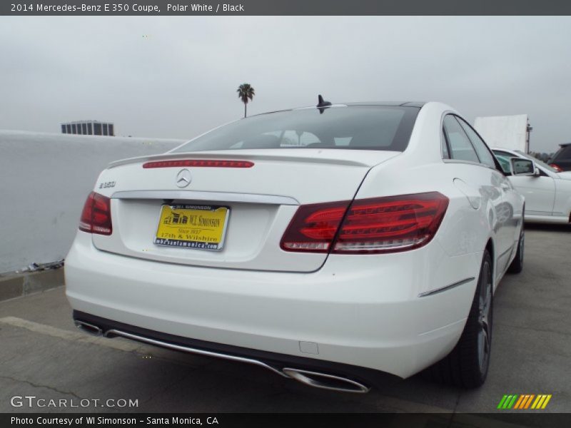 Polar White / Black 2014 Mercedes-Benz E 350 Coupe