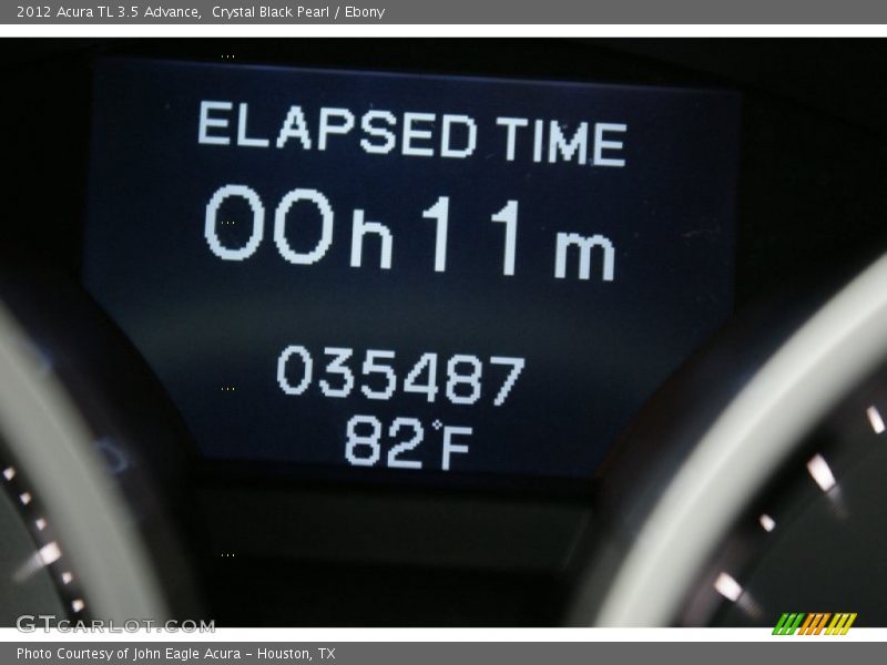 Crystal Black Pearl / Ebony 2012 Acura TL 3.5 Advance