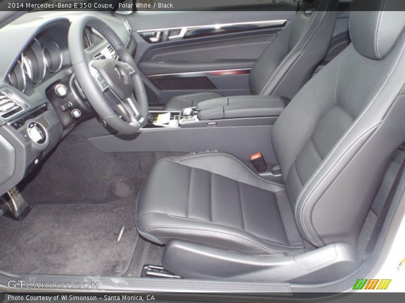 Polar White / Black 2014 Mercedes-Benz E 350 Coupe