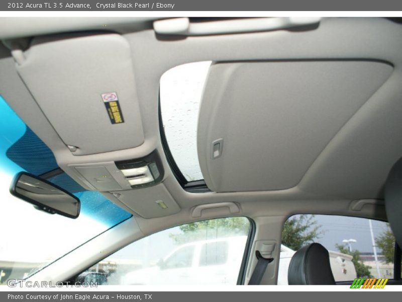 Crystal Black Pearl / Ebony 2012 Acura TL 3.5 Advance