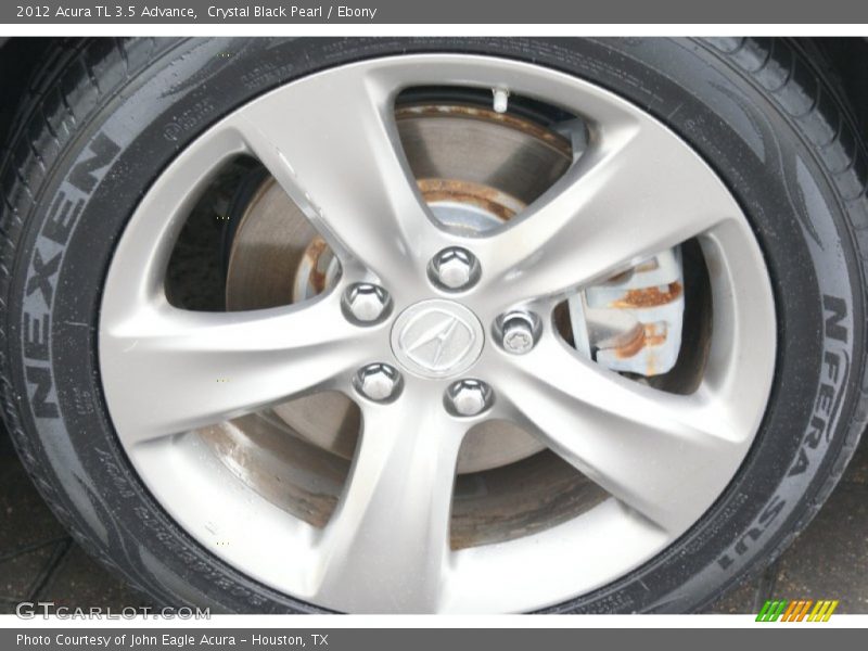 Crystal Black Pearl / Ebony 2012 Acura TL 3.5 Advance