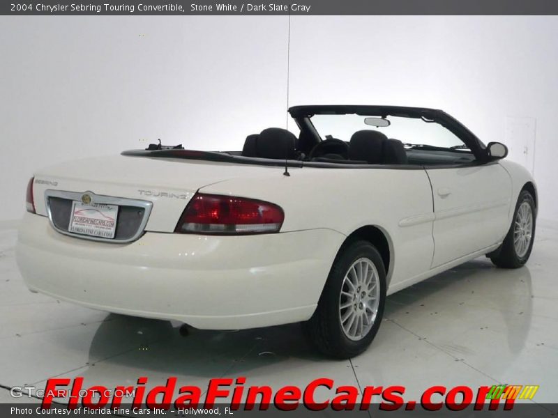 Stone White / Dark Slate Gray 2004 Chrysler Sebring Touring Convertible