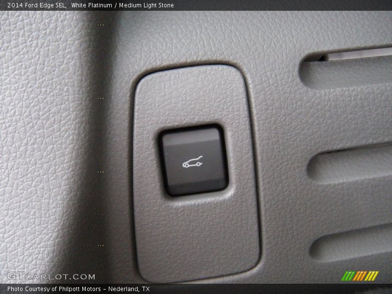White Platinum / Medium Light Stone 2014 Ford Edge SEL