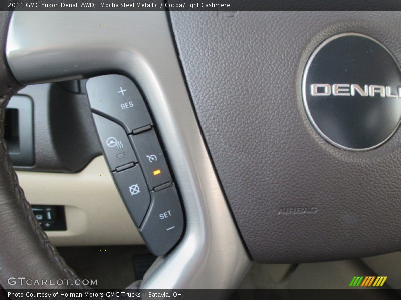 Mocha Steel Metallic / Cocoa/Light Cashmere 2011 GMC Yukon Denali AWD