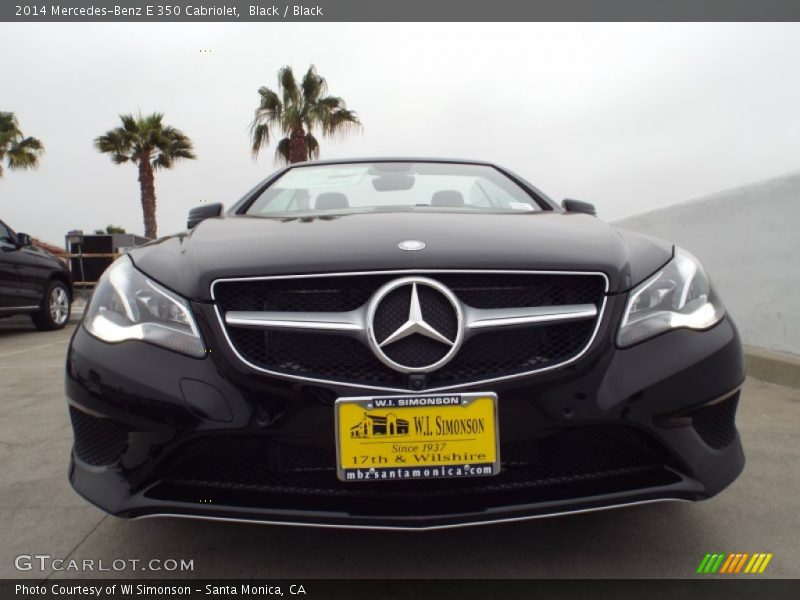 Black / Black 2014 Mercedes-Benz E 350 Cabriolet