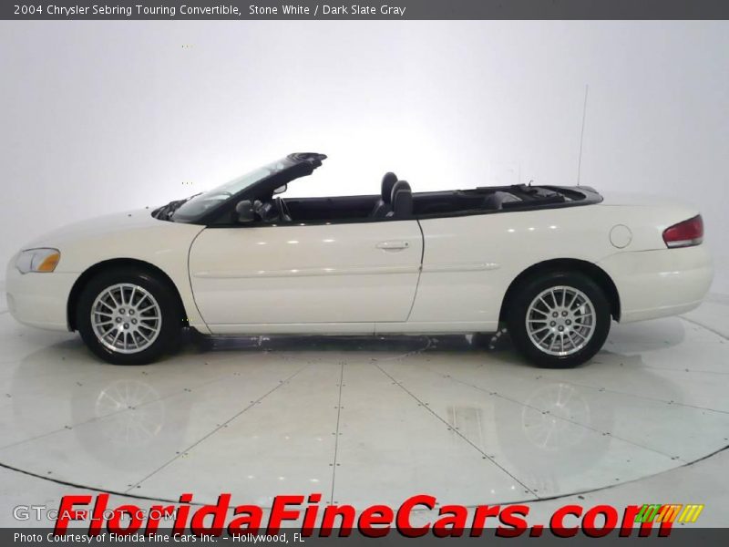 Stone White / Dark Slate Gray 2004 Chrysler Sebring Touring Convertible