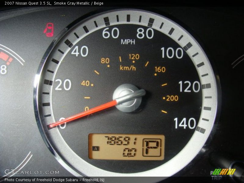 Smoke Gray Metallic / Beige 2007 Nissan Quest 3.5 SL