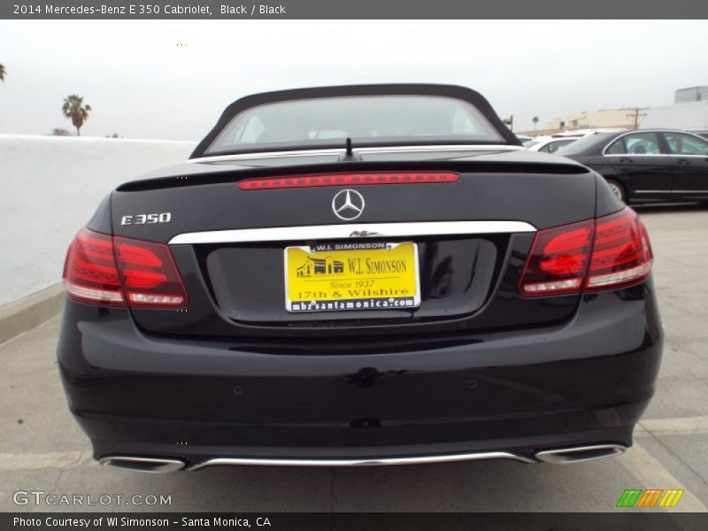 Black / Black 2014 Mercedes-Benz E 350 Cabriolet