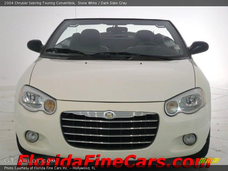 Stone White / Dark Slate Gray 2004 Chrysler Sebring Touring Convertible