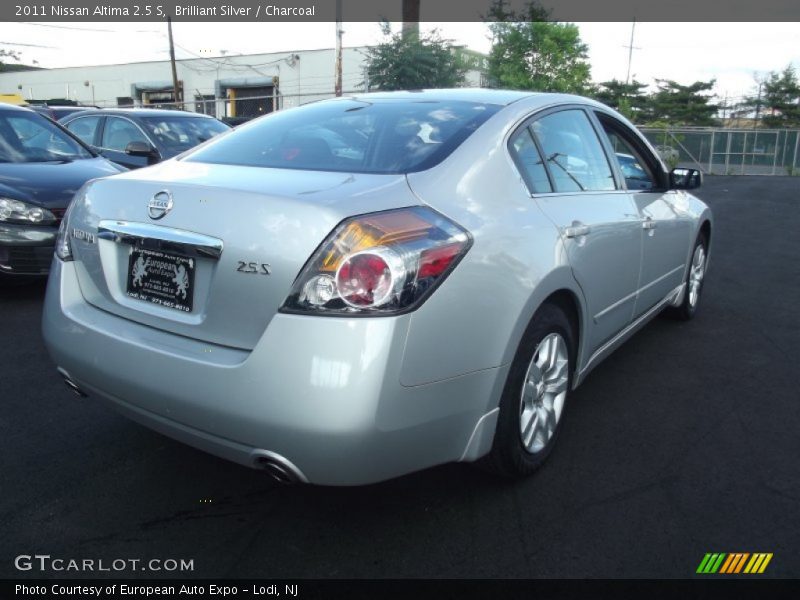 Brilliant Silver / Charcoal 2011 Nissan Altima 2.5 S