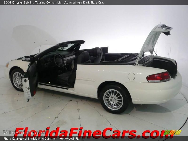 Stone White / Dark Slate Gray 2004 Chrysler Sebring Touring Convertible