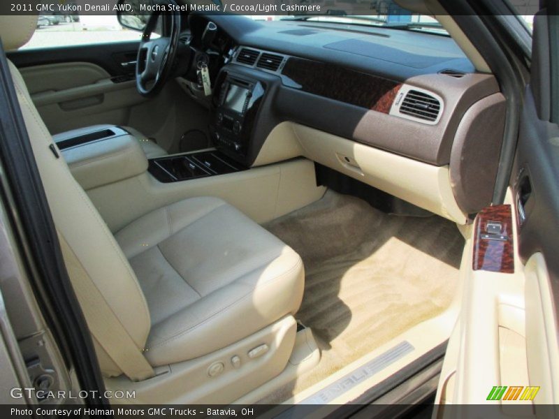 Mocha Steel Metallic / Cocoa/Light Cashmere 2011 GMC Yukon Denali AWD