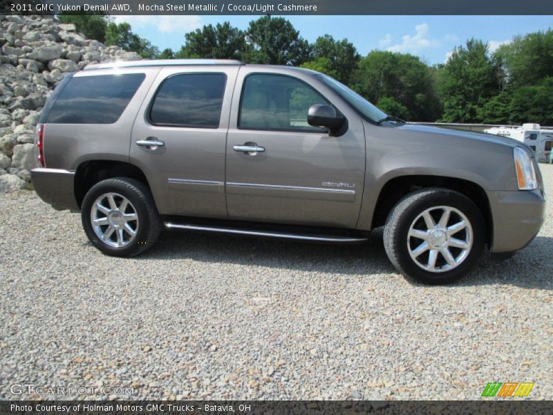 Mocha Steel Metallic / Cocoa/Light Cashmere 2011 GMC Yukon Denali AWD