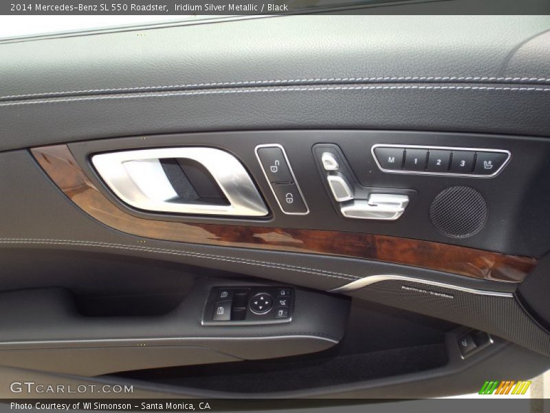Iridium Silver Metallic / Black 2014 Mercedes-Benz SL 550 Roadster