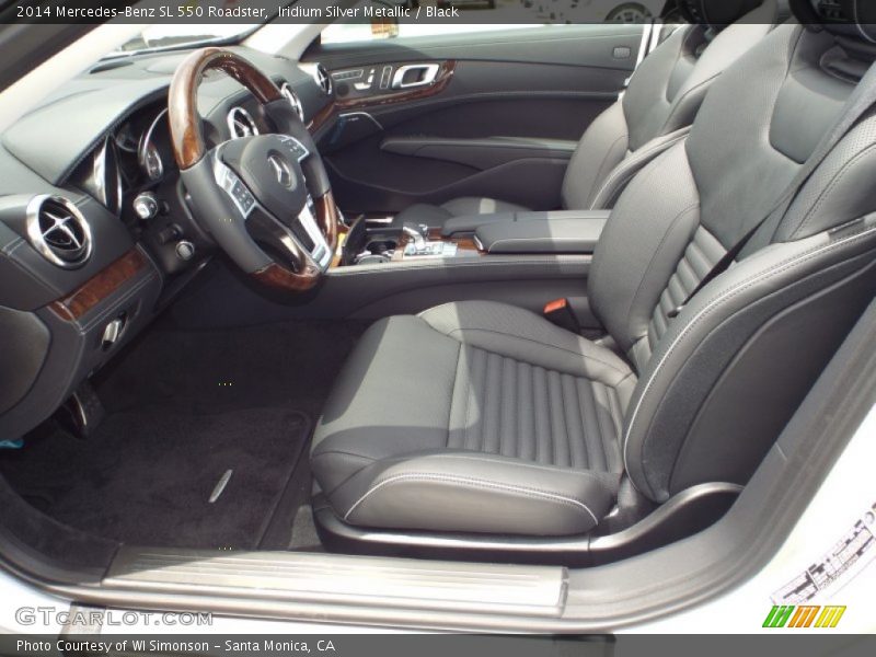 Iridium Silver Metallic / Black 2014 Mercedes-Benz SL 550 Roadster
