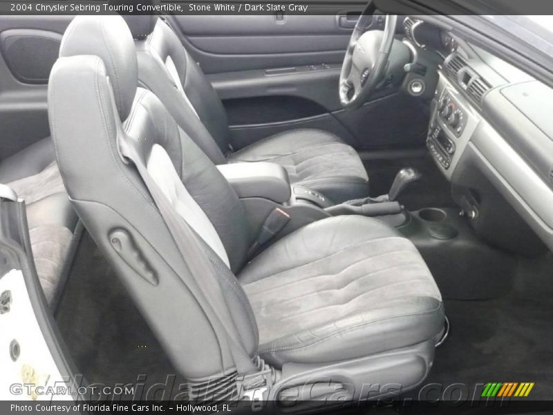 Stone White / Dark Slate Gray 2004 Chrysler Sebring Touring Convertible