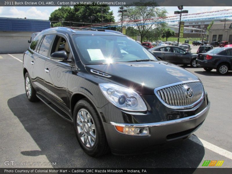 Carbon Black Metallic / Cashmere/Cocoa 2011 Buick Enclave CXL AWD