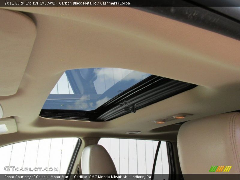 Carbon Black Metallic / Cashmere/Cocoa 2011 Buick Enclave CXL AWD