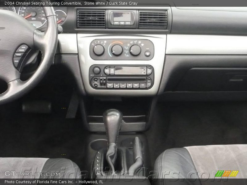 Stone White / Dark Slate Gray 2004 Chrysler Sebring Touring Convertible