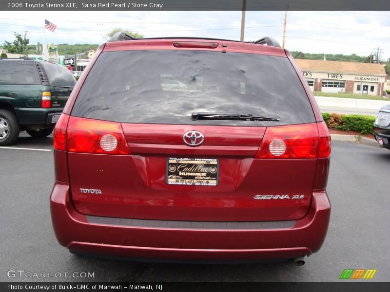 Salsa Red Pearl / Stone Gray 2006 Toyota Sienna XLE