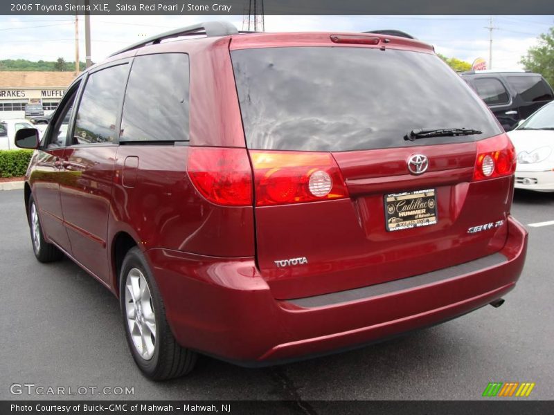 Salsa Red Pearl / Stone Gray 2006 Toyota Sienna XLE