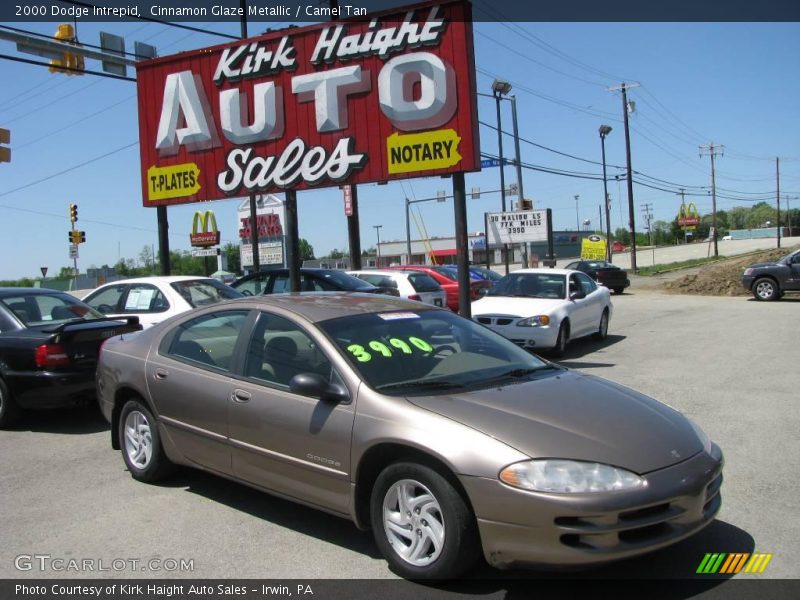 Cinnamon Glaze Metallic / Camel Tan 2000 Dodge Intrepid