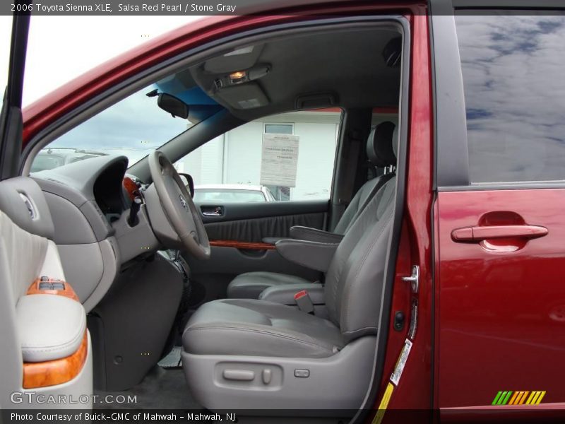 Salsa Red Pearl / Stone Gray 2006 Toyota Sienna XLE