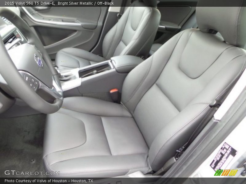 Bright Silver Metallic / Off-Black 2015 Volvo S60 T5 Drive-E