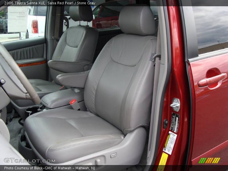 Salsa Red Pearl / Stone Gray 2006 Toyota Sienna XLE