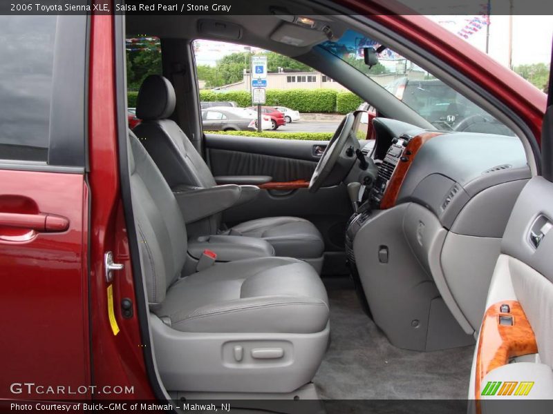 Salsa Red Pearl / Stone Gray 2006 Toyota Sienna XLE