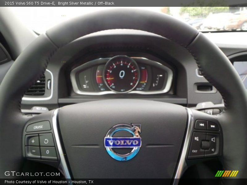 Bright Silver Metallic / Off-Black 2015 Volvo S60 T5 Drive-E