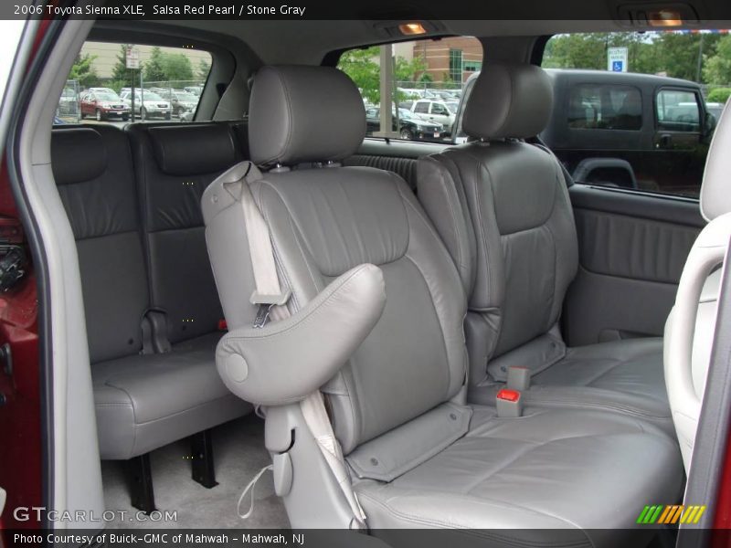 Salsa Red Pearl / Stone Gray 2006 Toyota Sienna XLE