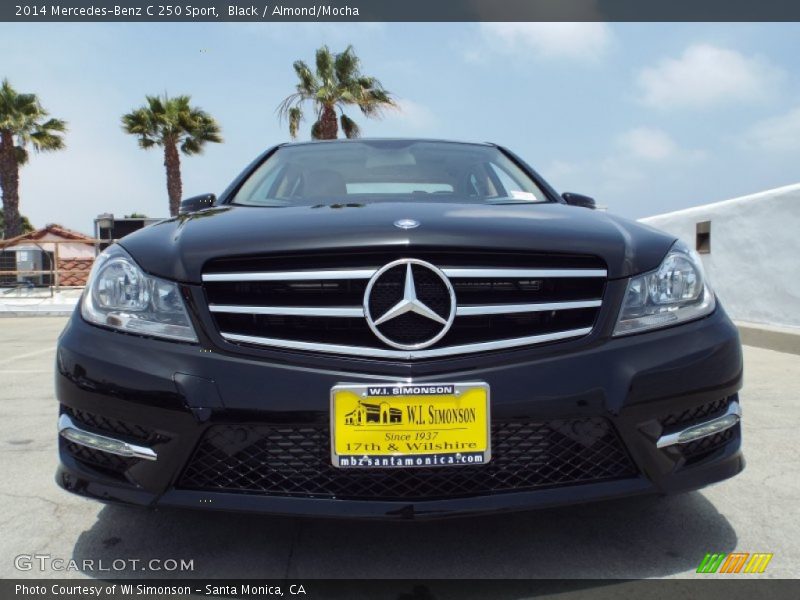 Black / Almond/Mocha 2014 Mercedes-Benz C 250 Sport