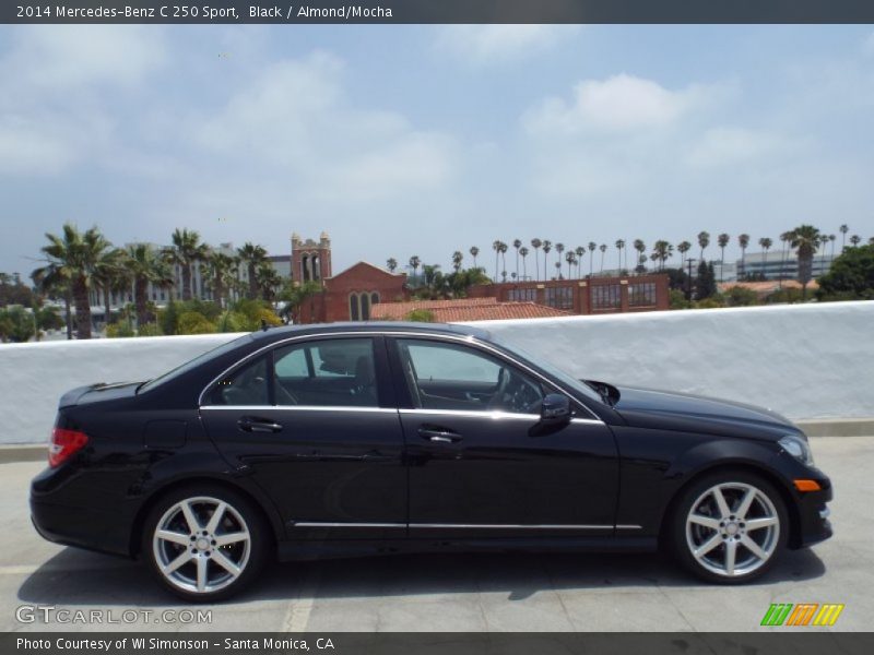 Black / Almond/Mocha 2014 Mercedes-Benz C 250 Sport