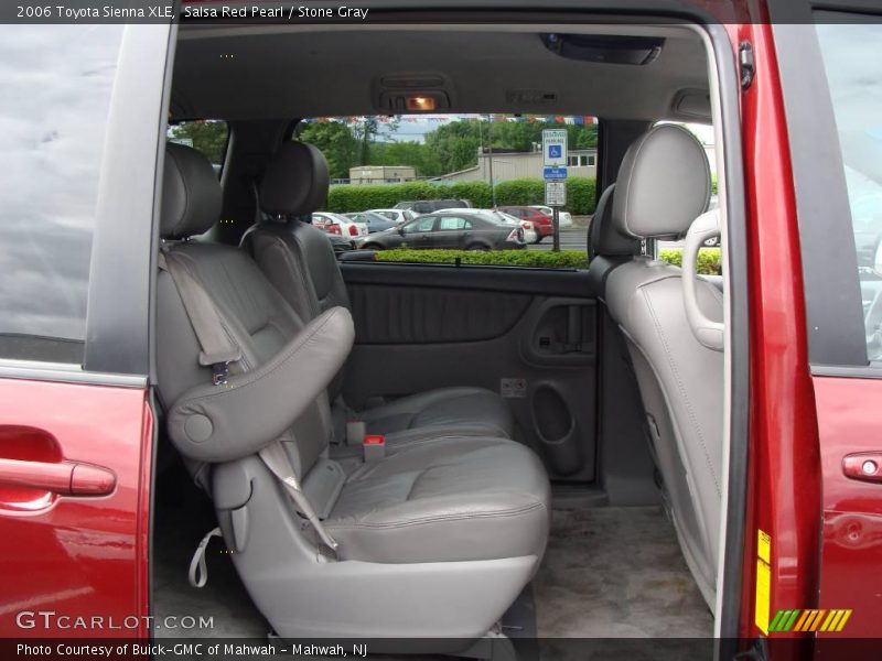 Salsa Red Pearl / Stone Gray 2006 Toyota Sienna XLE