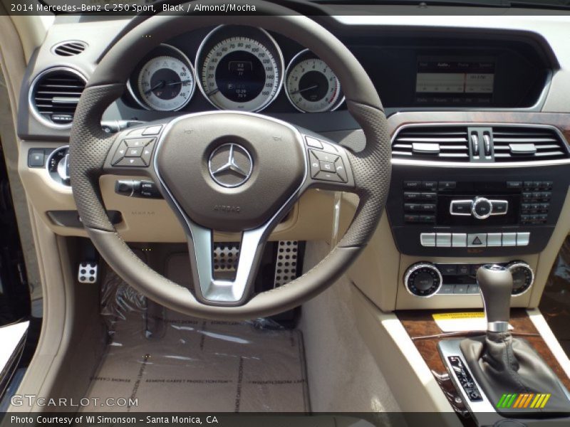 Black / Almond/Mocha 2014 Mercedes-Benz C 250 Sport