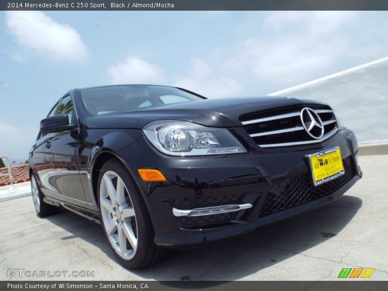 Black / Almond/Mocha 2014 Mercedes-Benz C 250 Sport