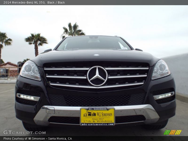 Black / Black 2014 Mercedes-Benz ML 350