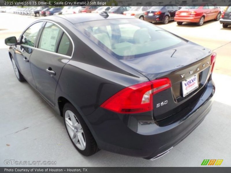 Savile Grey Metallic / Soft Beige 2015 Volvo S60 T5 Drive-E