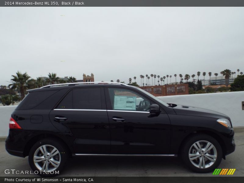 Black / Black 2014 Mercedes-Benz ML 350