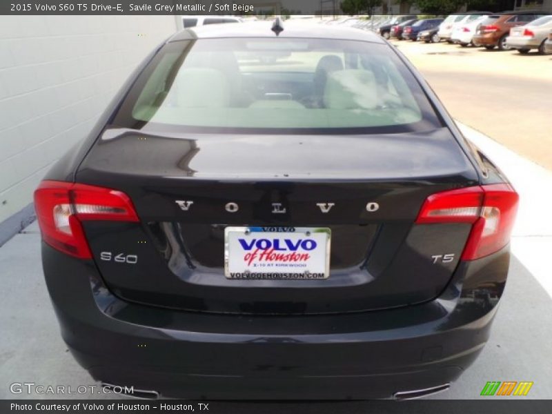 Savile Grey Metallic / Soft Beige 2015 Volvo S60 T5 Drive-E