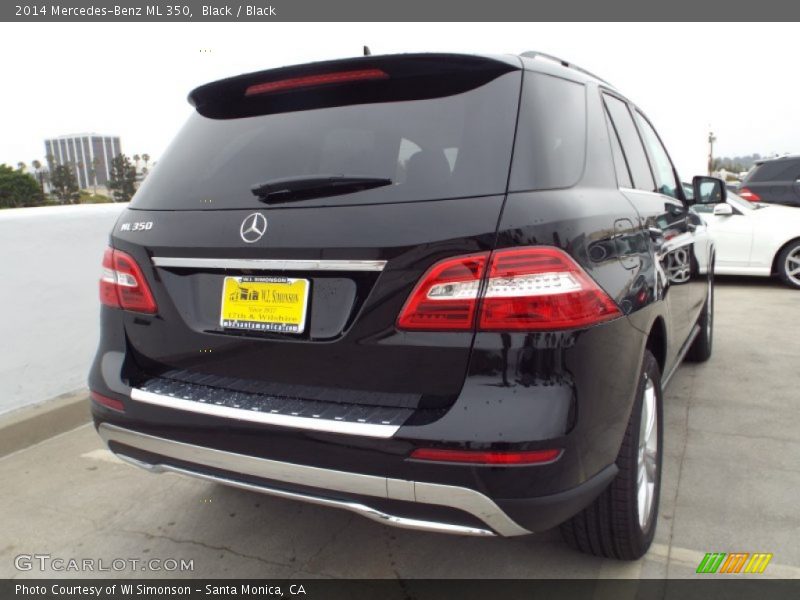 Black / Black 2014 Mercedes-Benz ML 350
