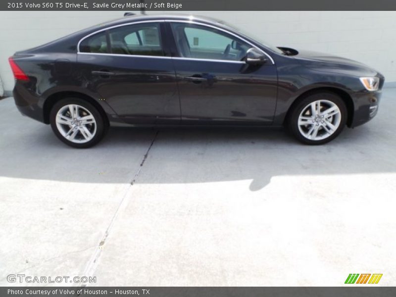 Savile Grey Metallic / Soft Beige 2015 Volvo S60 T5 Drive-E