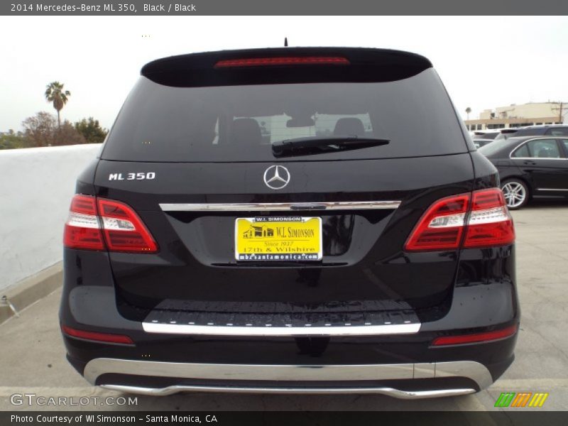 Black / Black 2014 Mercedes-Benz ML 350